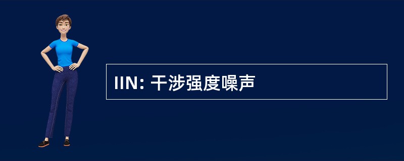 IIN: 干涉强度噪声