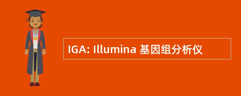 IGA: Illumina 基因组分析仪