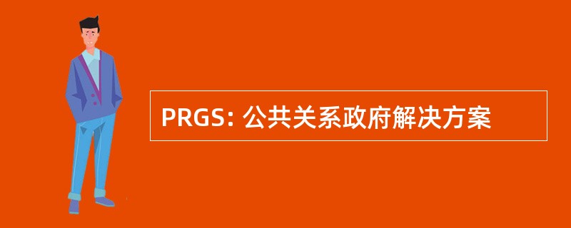 PRGS: 公共关系政府解决方案