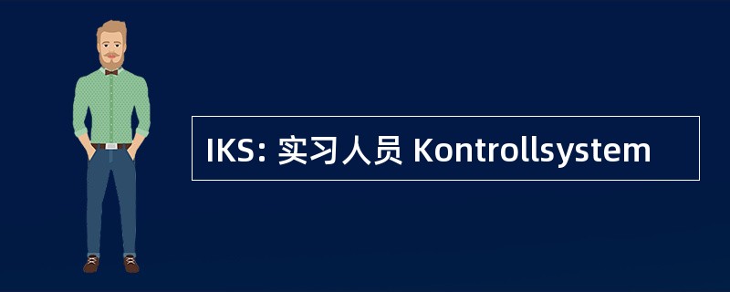 IKS: 实习人员 Kontrollsystem