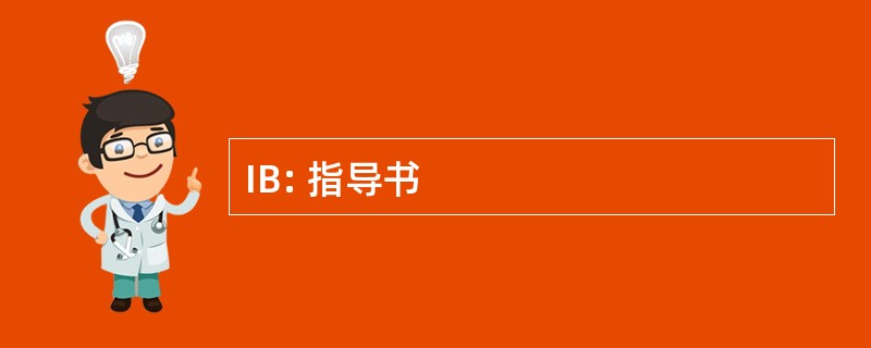 IB: 指导书