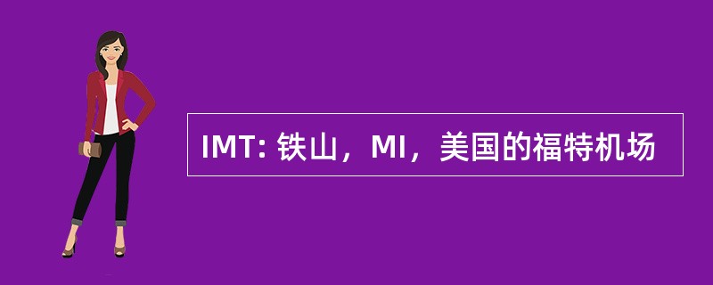 IMT: 铁山，MI，美国的福特机场