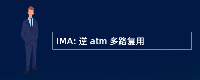 IMA: 逆 atm 多路复用