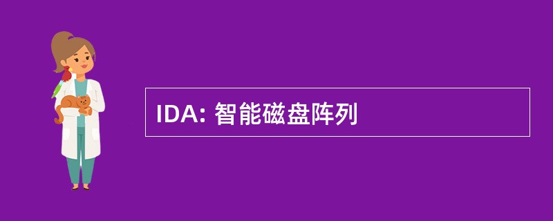 IDA: 智能磁盘阵列