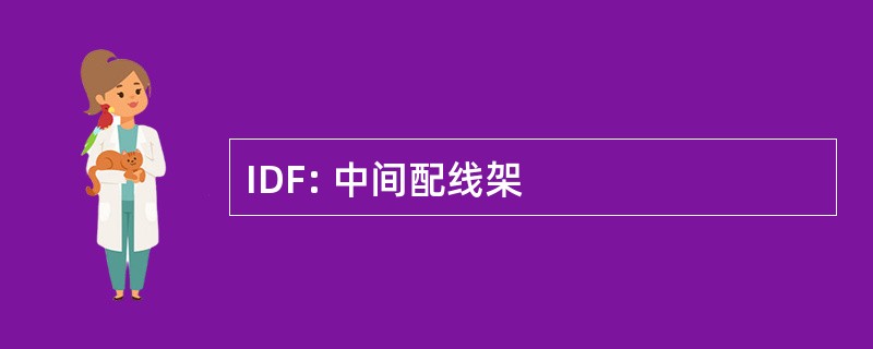 IDF: 中间配线架