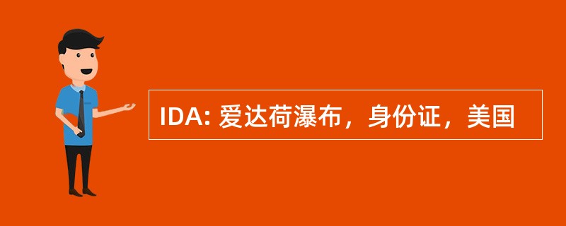 IDA: 爱达荷瀑布，身份证，美国