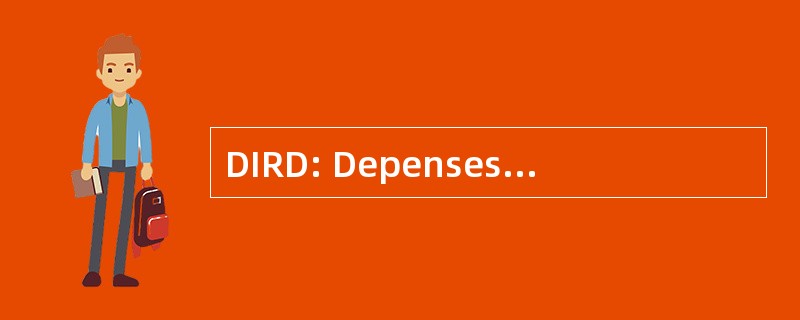 DIRD: Depenses Interieurs de 研究和发展