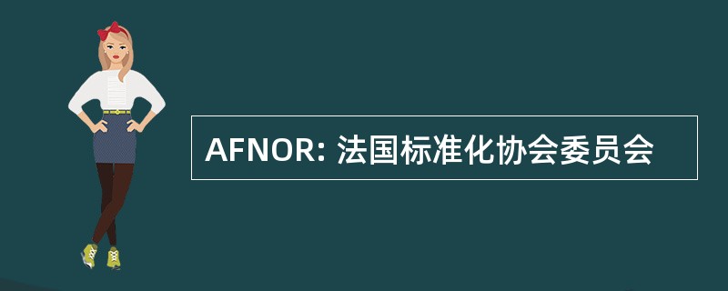 AFNOR: 法国标准化协会委员会