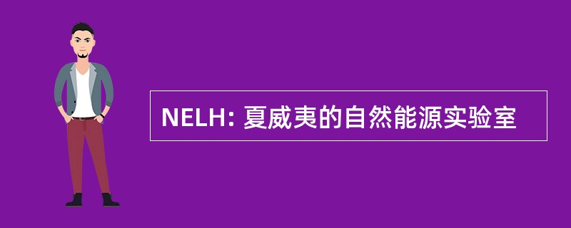 NELH: 夏威夷的自然能源实验室