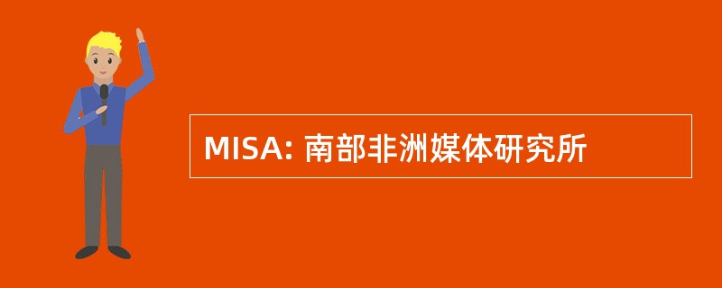 MISA: 南部非洲媒体研究所