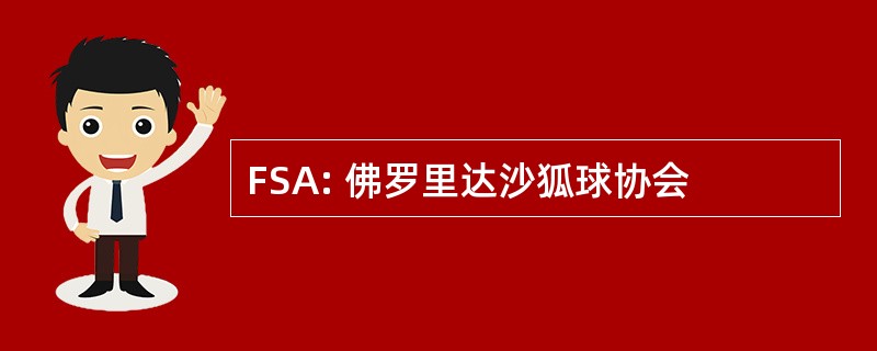 FSA: 佛罗里达沙狐球协会