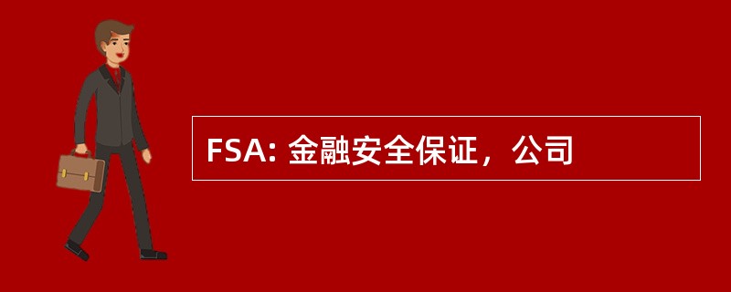 FSA: 金融安全保证，公司