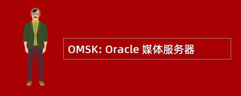 OMSK: Oracle 媒体服务器