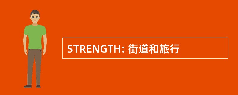 STRENGTH: 街道和旅行