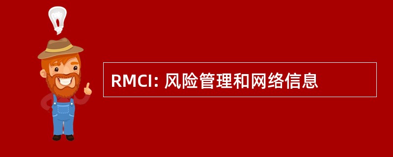 RMCI: 风险管理和网络信息