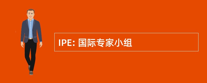 IPE: 国际专家小组