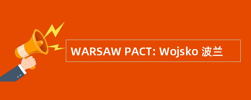 WARSAW PACT: Wojsko 波兰