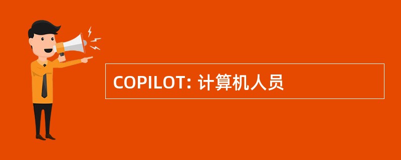 COPILOT: 计算机人员