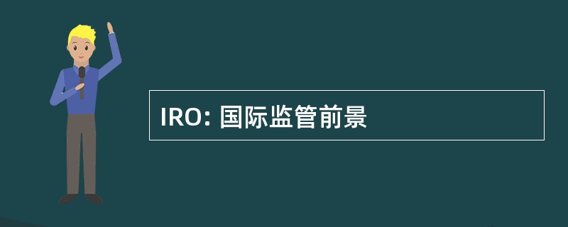 IRO: 国际监管前景