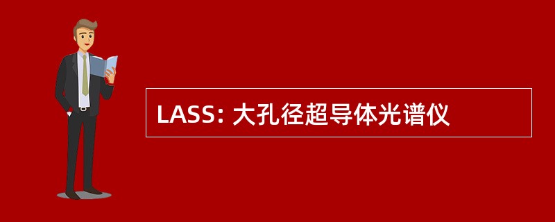 LASS: 大孔径超导体光谱仪