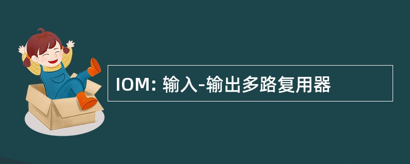 IOM: 输入-输出多路复用器