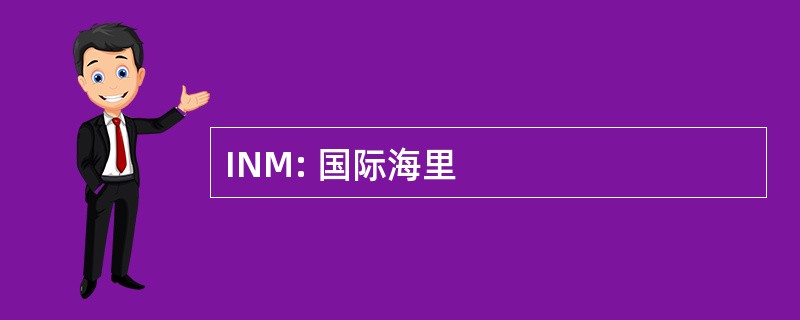 INM: 国际海里