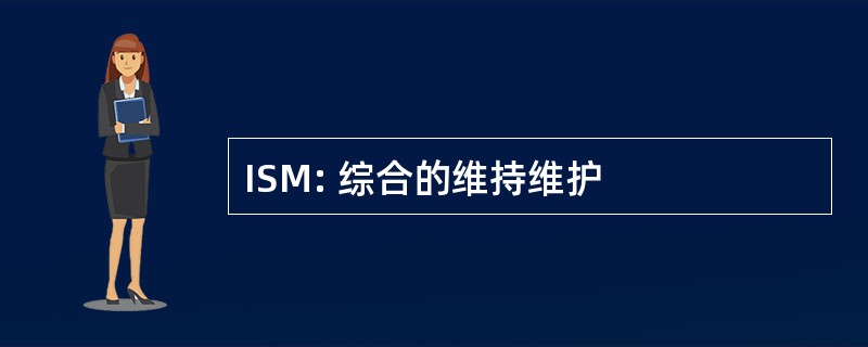 ISM: 综合的维持维护