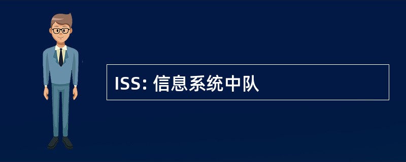 ISS: 信息系统中队