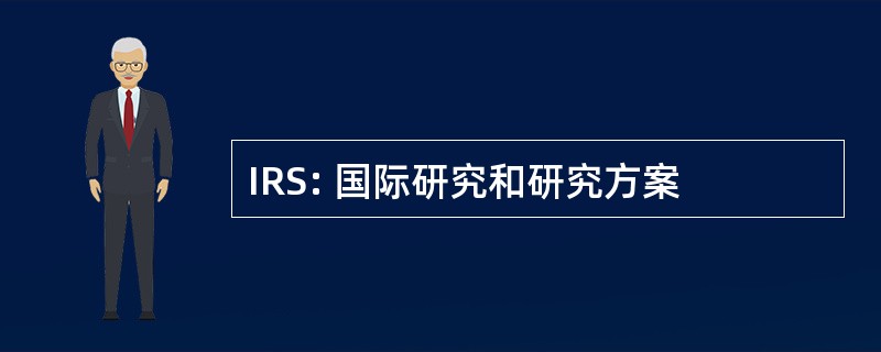 IRS: 国际研究和研究方案