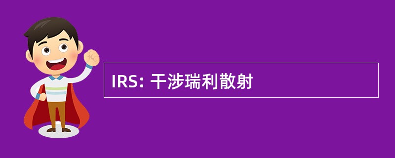 IRS: 干涉瑞利散射