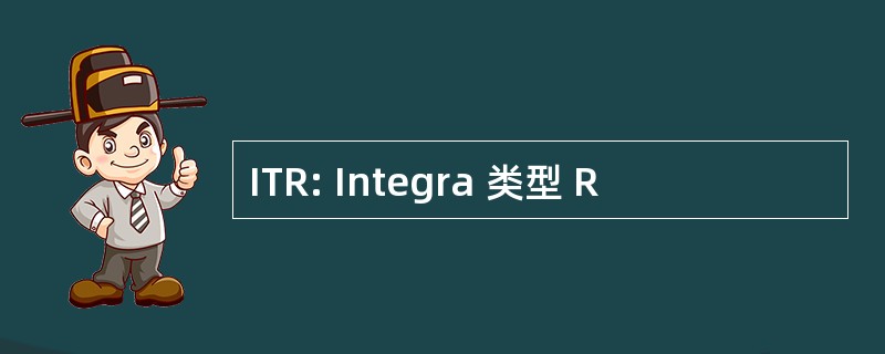 ITR: Integra 类型 R