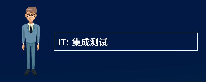 IT: 集成测试