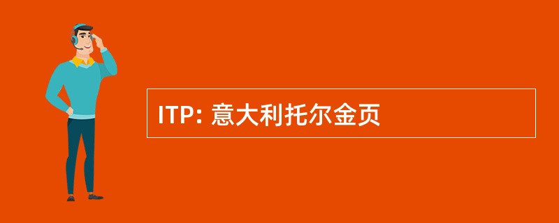 ITP: 意大利托尔金页