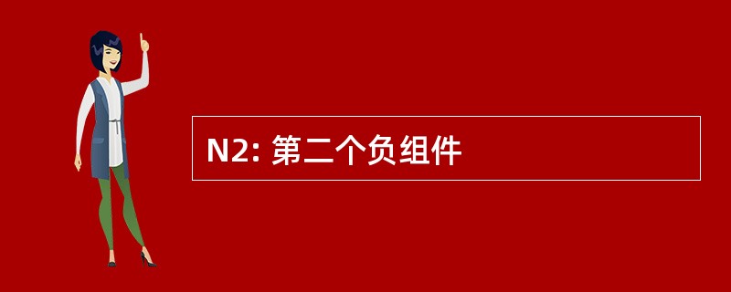 N2: 第二个负组件