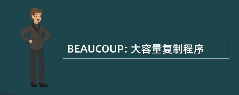 BEAUCOUP: 大容量复制程序