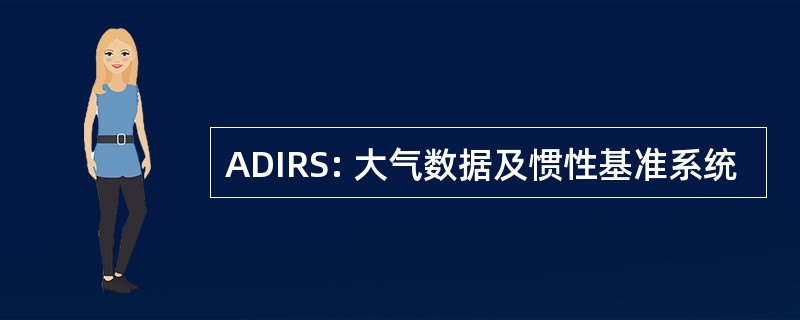 ADIRS: 大气数据及惯性基准系统