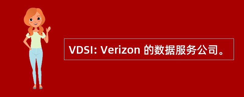 VDSI: Verizon 的数据服务公司。