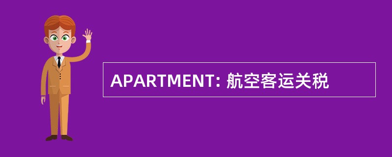 APARTMENT: 航空客运关税