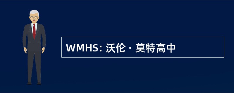 WMHS: 沃伦 · 莫特高中