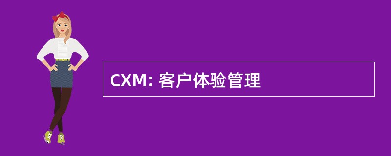 CXM: 客户体验管理