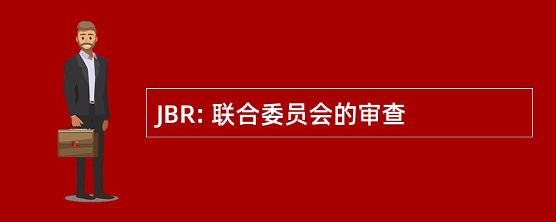 JBR: 联合委员会的审查