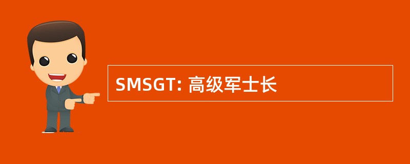 SMSGT: 高级军士长