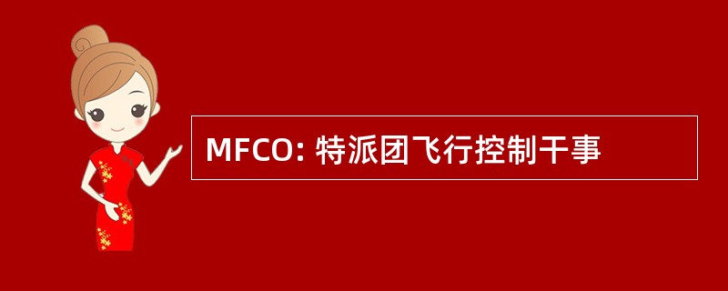 MFCO: 特派团飞行控制干事