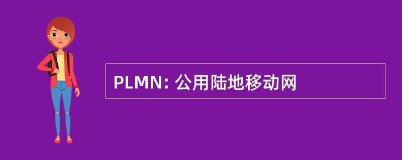 PLMN: 公用陆地移动网