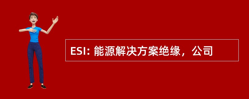 ESI: 能源解决方案绝缘，公司