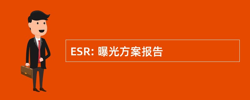 ESR: 曝光方案报告