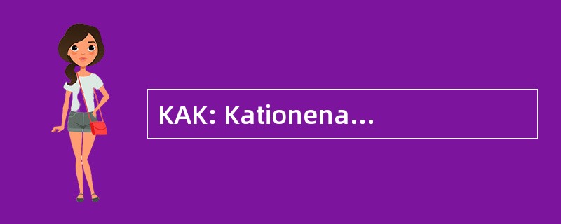 KAK: KationenaustauschkapazitÃ¤t