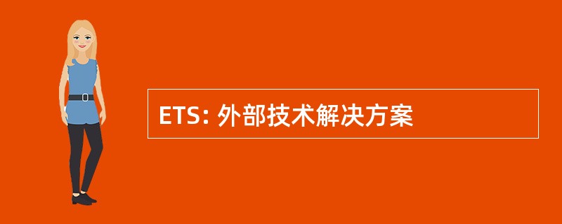 ETS: 外部技术解决方案