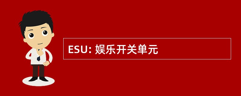 ESU: 娱乐开关单元