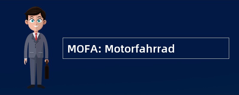 MOFA: Motorfahrrad